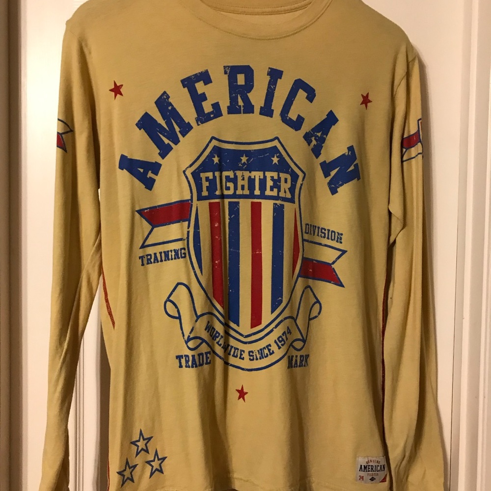 American Fighter long sleeve tee shirt sz L